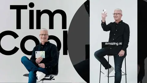 Samsung обіграла ім'я Тіма Кука в рекламі Galaxy Z Fold 8