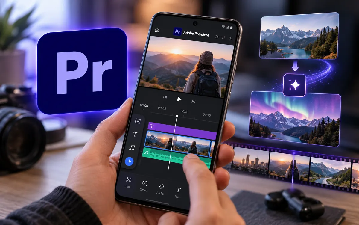 Adobe випустила безплатний Premiere для Android: повний монтаж без підписки