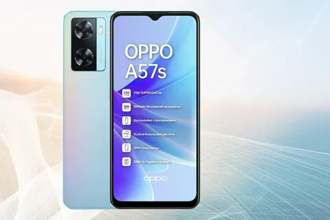 Oppo A57S: бюджетний смартфон з акцентом на дизайн та камеру
