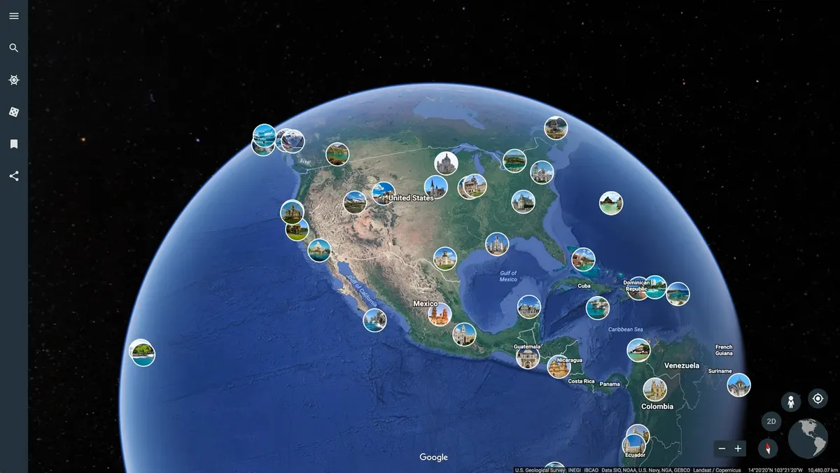 Google тимчасово вимкнув AI-генерацію зображень у Google Earth