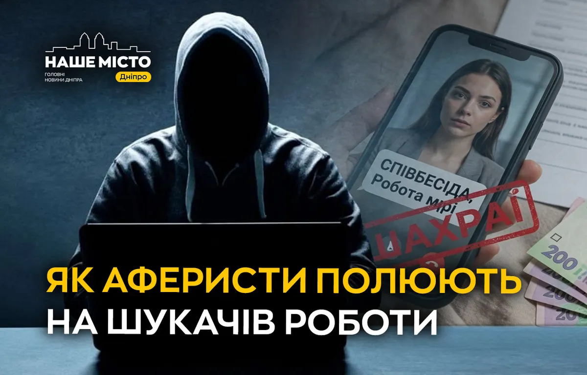 Шахраї атакують шукачів роботи в Дніпрі: нові схеми з діпфейками та зламом телефонів
